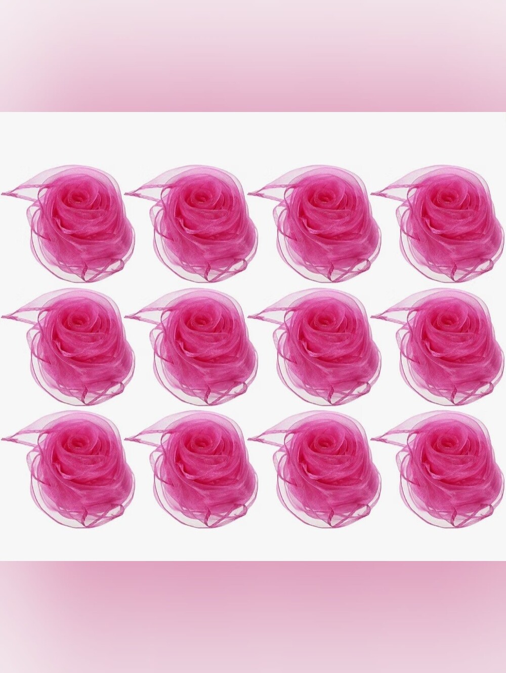 12 Pieces Hot Pink Dance Scarves-  Women's Accessories